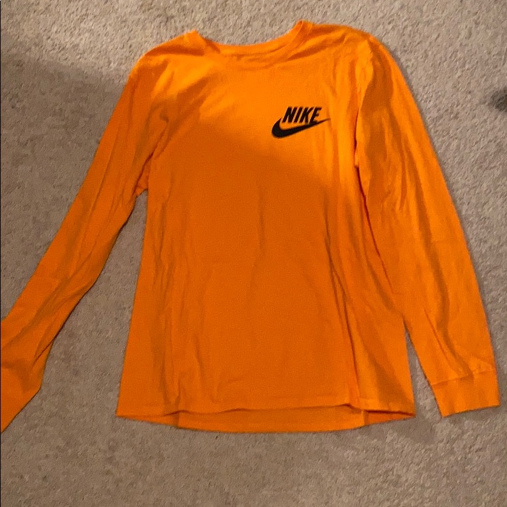 Nike OG orange long sleeve t